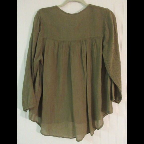Current/Elliot gauzy tunic top “The Pucnic Shirt” sz 1 NWT - Picture 2 of 7